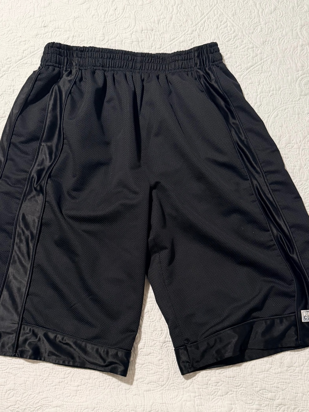 Pro Club Heavyweight Mesh Basketball Shorts | Black | Mens Size Large